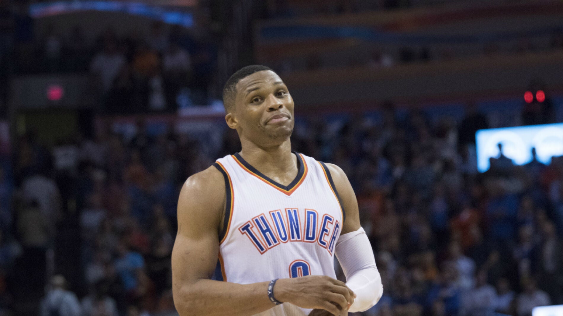 Russell Westbrook, durante el encuentro