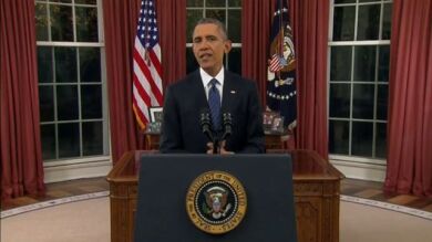 Obama apela a los valores de EEUU para abordar 