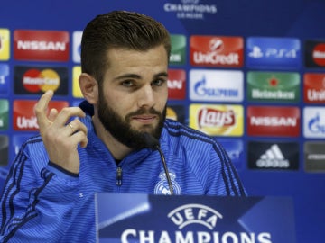 Nacho, durante la rueda de prensa