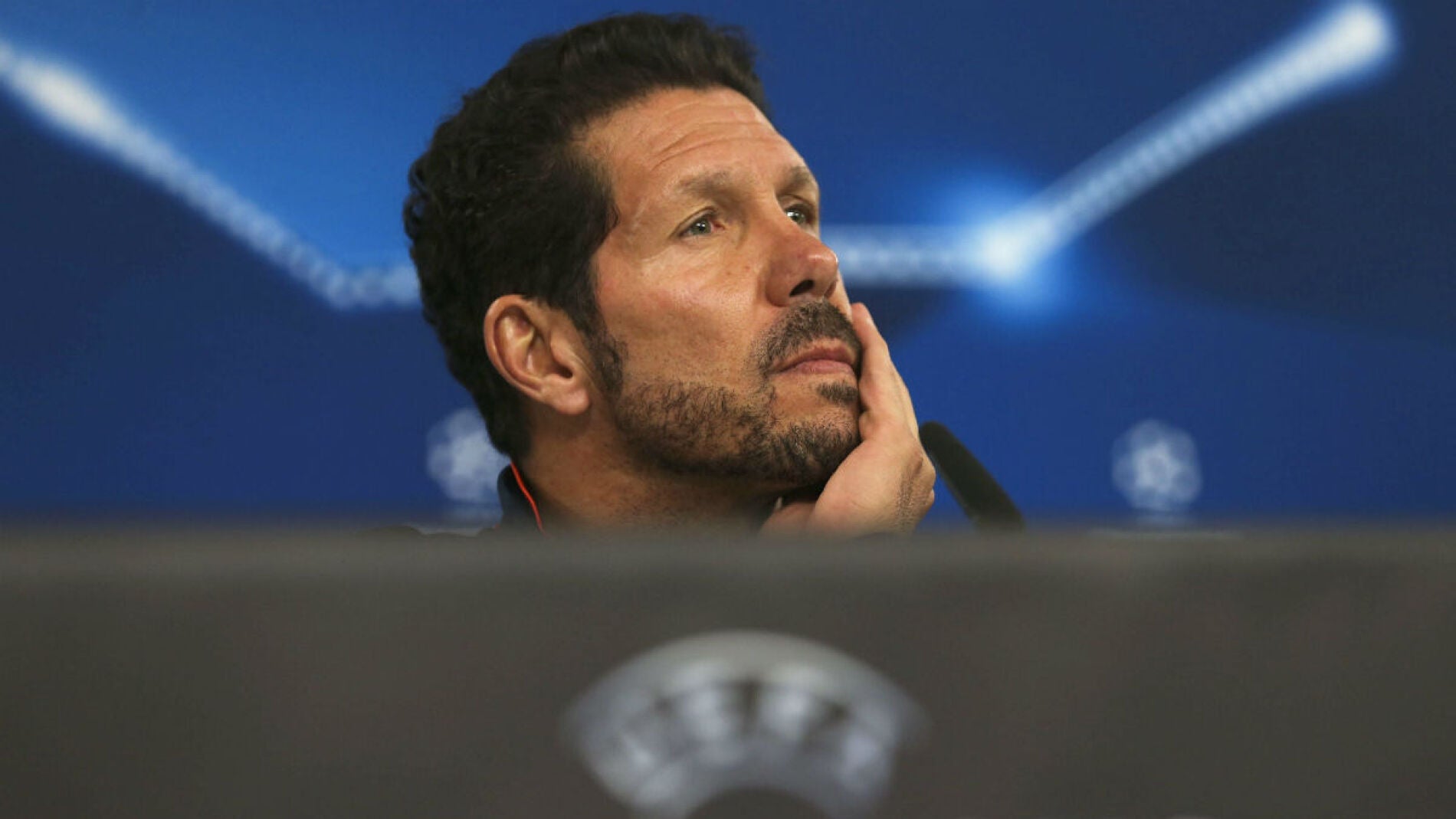 Simeone, en rueda de prensa