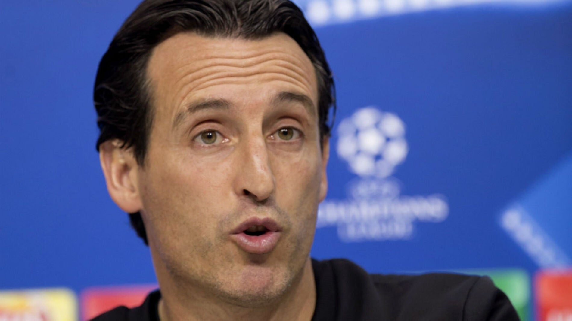 Unai Emery, en rueda de prensa