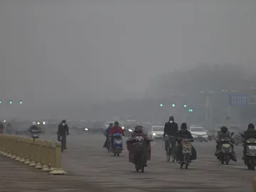 Alerta roja en Pekín por contaminación Alerta roja en Pekín por contaminación