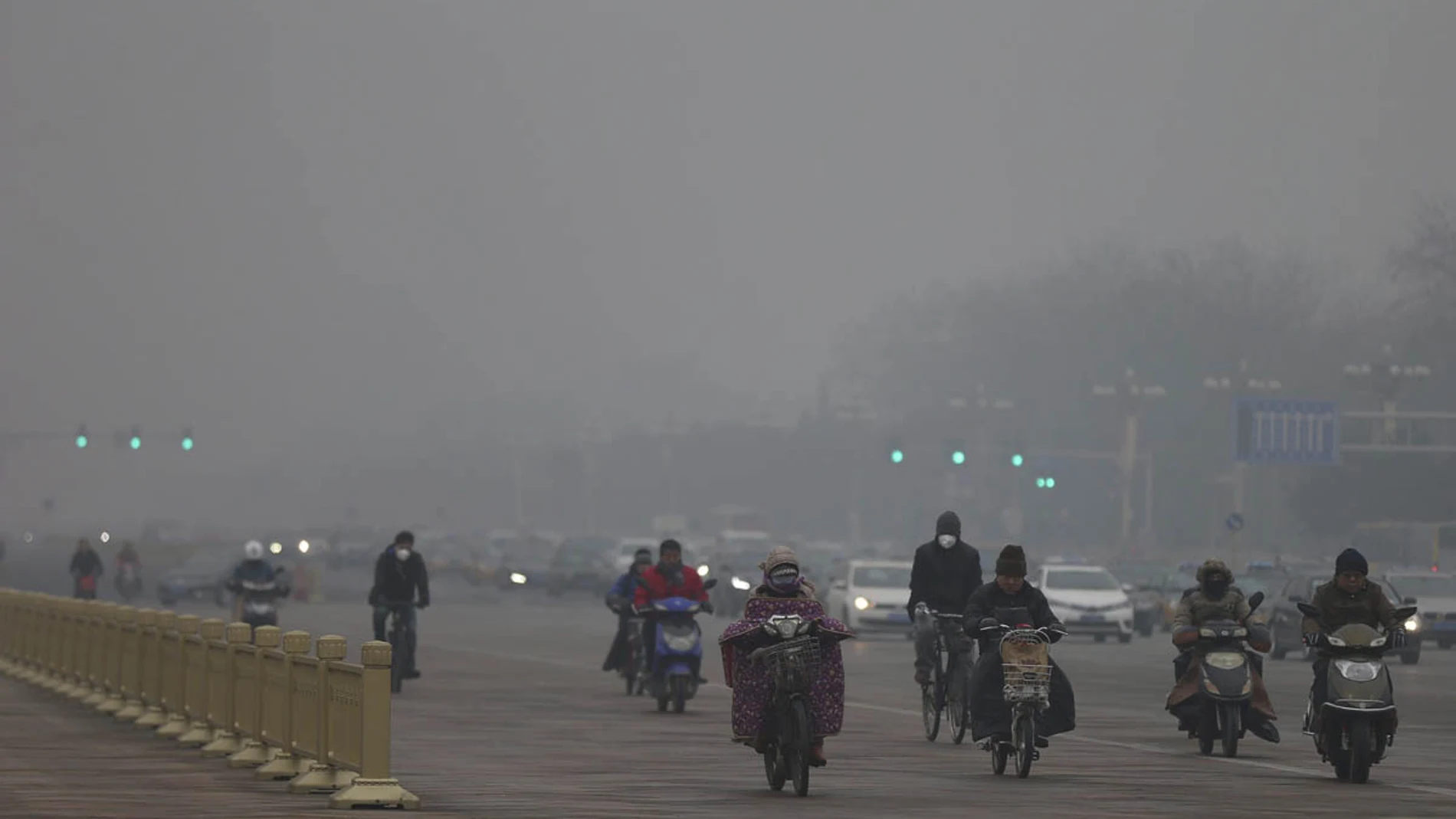 Alerta roja en Pekín por contaminación Alerta roja en Pekín por contaminación