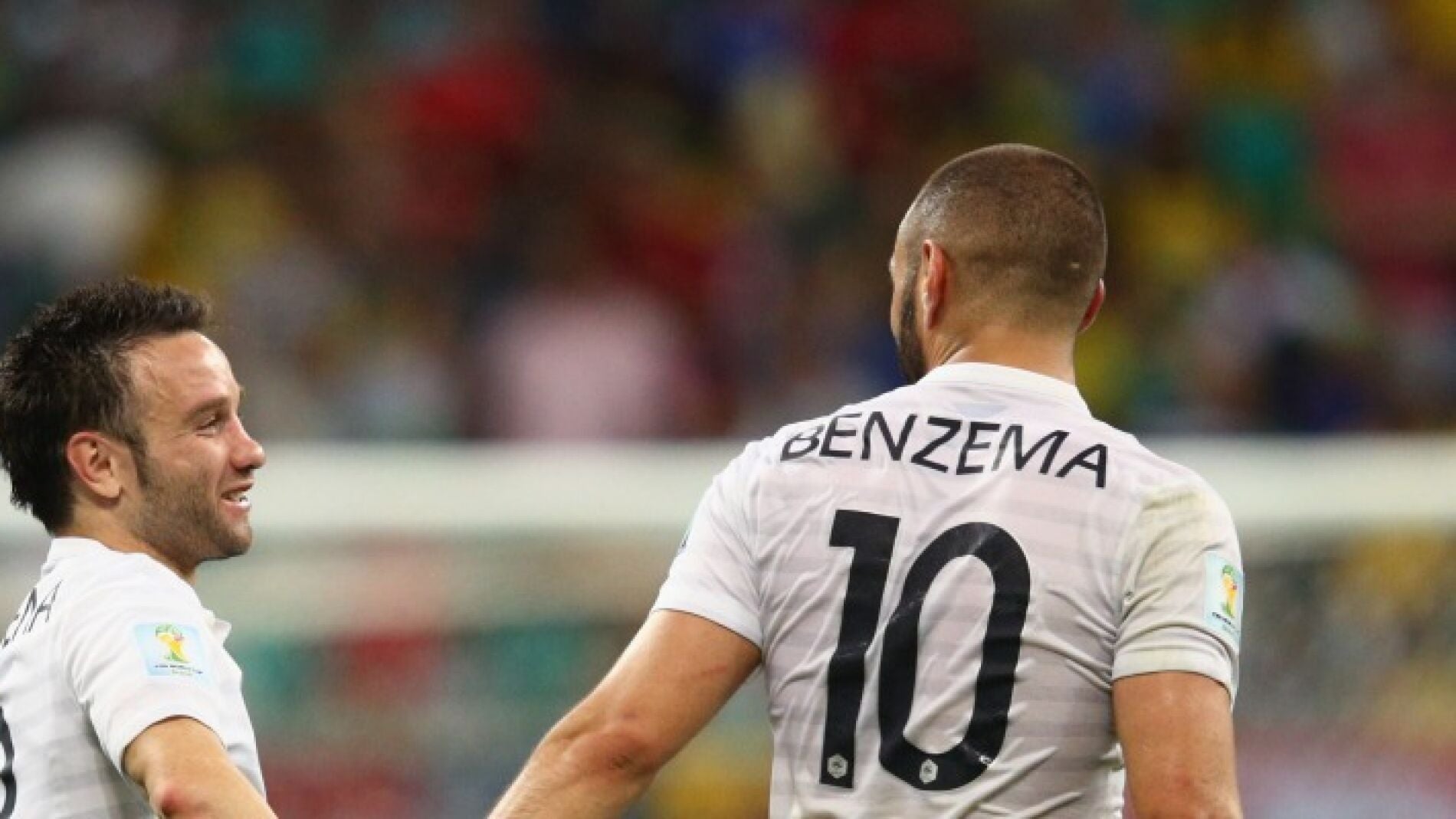 Karim Benzema y Mathieu Valbuena en la selecci&oacute;n francesa