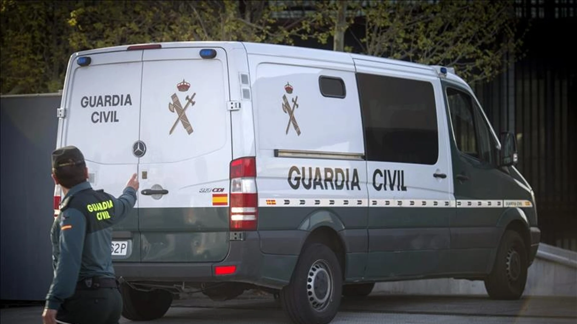 Imagen de un furgón de la Guardia Civil Imagen de un furgón de la Guardia Civil