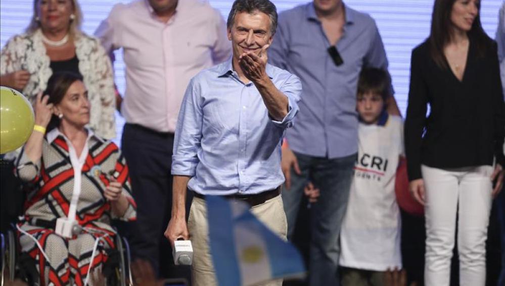 El presidente electo de Argentina, Mauricio Macri