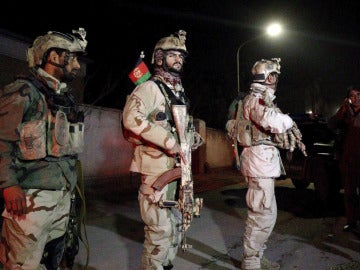 Miembros de las Fuerzas de Seguridad afganas