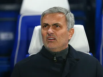 José Mourinho, durante el partido contra el Oporto José Mourinho, durante el partido contra el Oporto