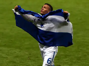 Arnold Peralta, durante un partido con Honduras Arnold Peralta, durante un partido con Honduras