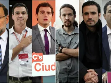Los seis candidatos a la Presidencia del Gobierno Los seis candidatos a la Presidencia del Gobierno