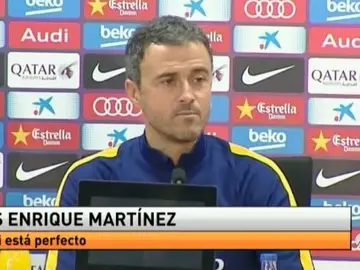 Luis Enrique, en rueda de prensa Luis Enrique, en rueda de prensa