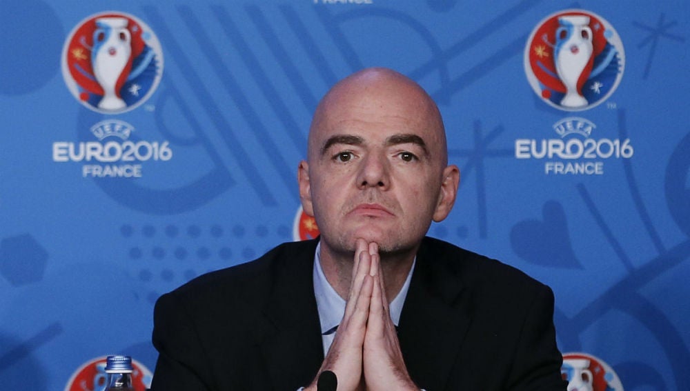 El secretario general de la UEFA, Gianni Infantino