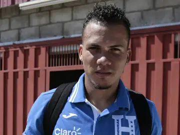 Arnold Peralta, durante una concentración con Honduras Arnold Peralta, durante una concentración con Honduras