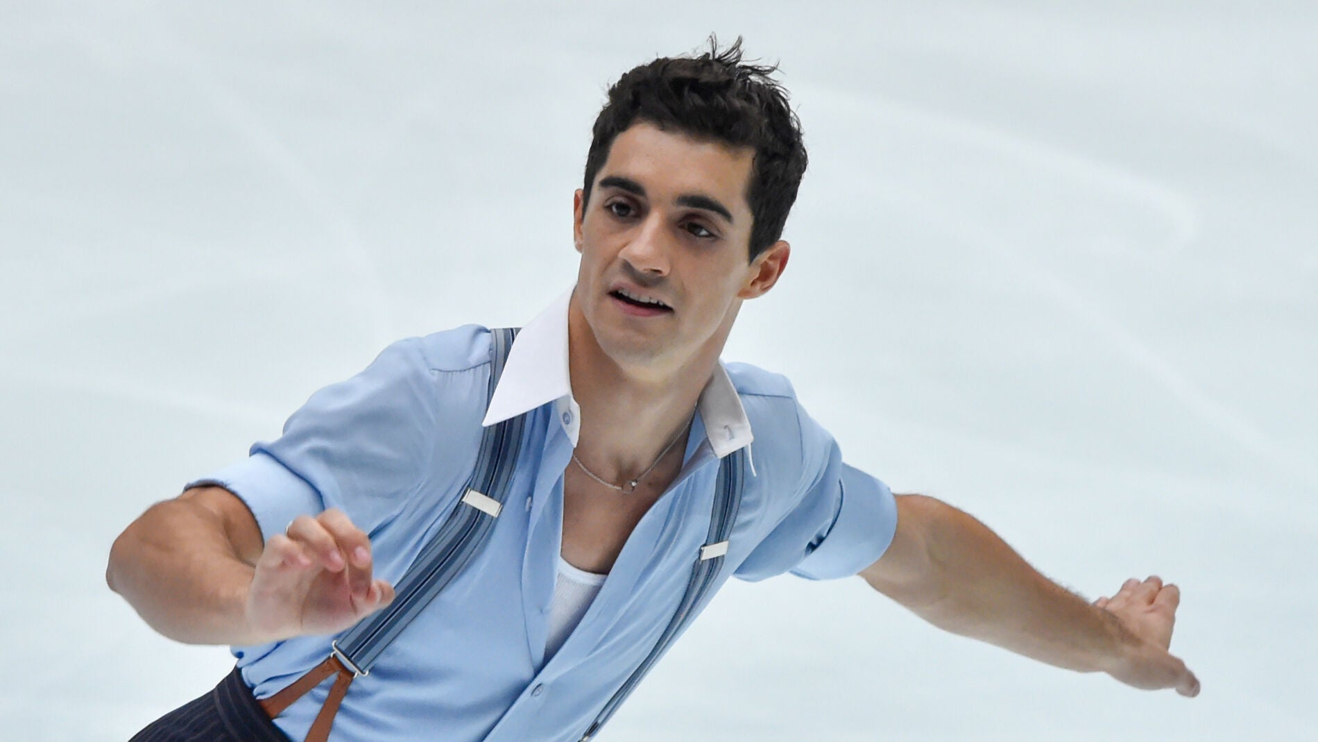 Javier Fern&aacute;ndez, durante una competici&oacute;n de patinaje / Archivo