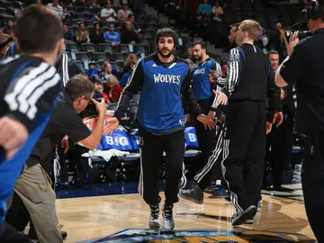 Ricky Rubio, durante la presentación del equipo Ricky Rubio, durante la presentación del equipo