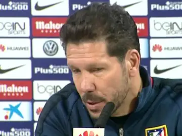 Simeone, en rueda de prensa Simeone, en rueda de prensa