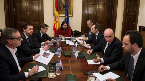 Reuni&oacute;n del Pacto Antiyihadista tras el atentado en Kabul