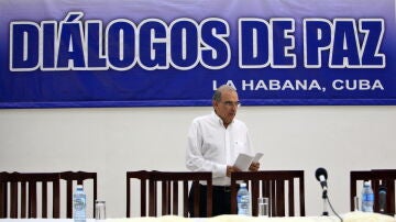 El jefe de la delegación del Gobierno colombiano en diálogos de paz con las FARC, Humberto de la Calle.