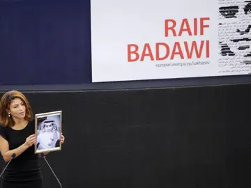 Raif Badawi, la mujer del bloguero saudí Raif Badawi, la mujer del bloguero saudí