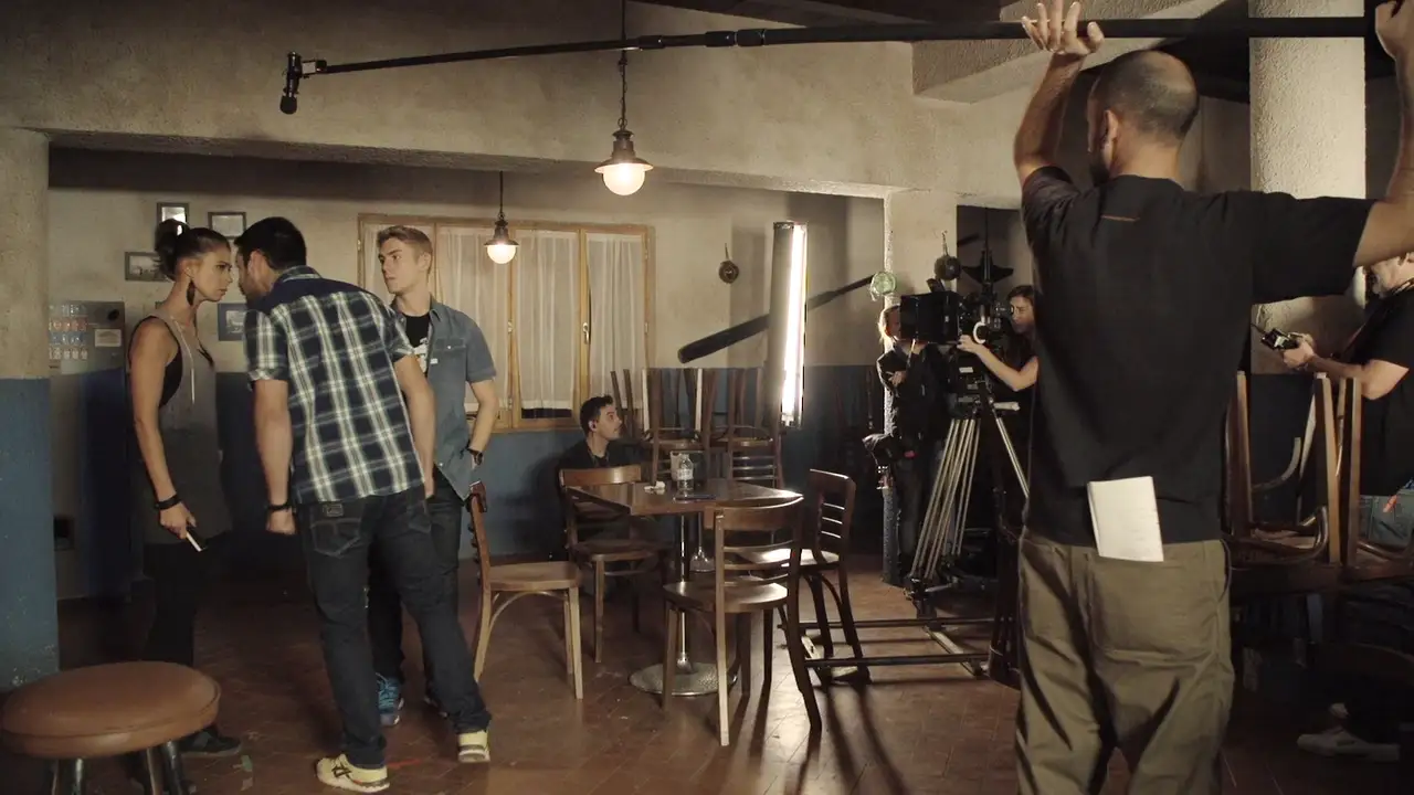 Así se grabó la escena más tensa en el bar
