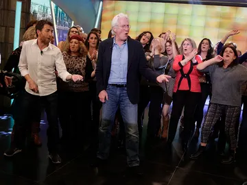 Richard Gere con el público Richard Gere con el público