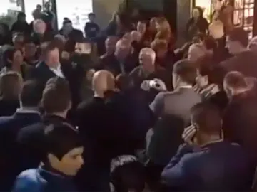 Agresión a Rajoy en Pontevedra Agresión a Rajoy en Pontevedra