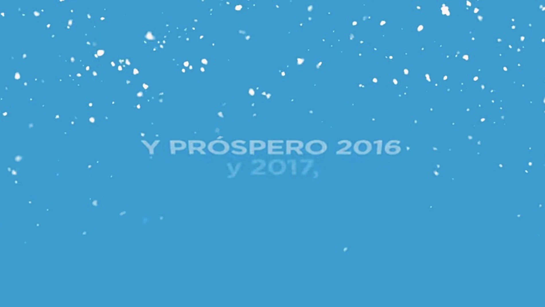 El PP desea un "próspero 2016, y 2017..."