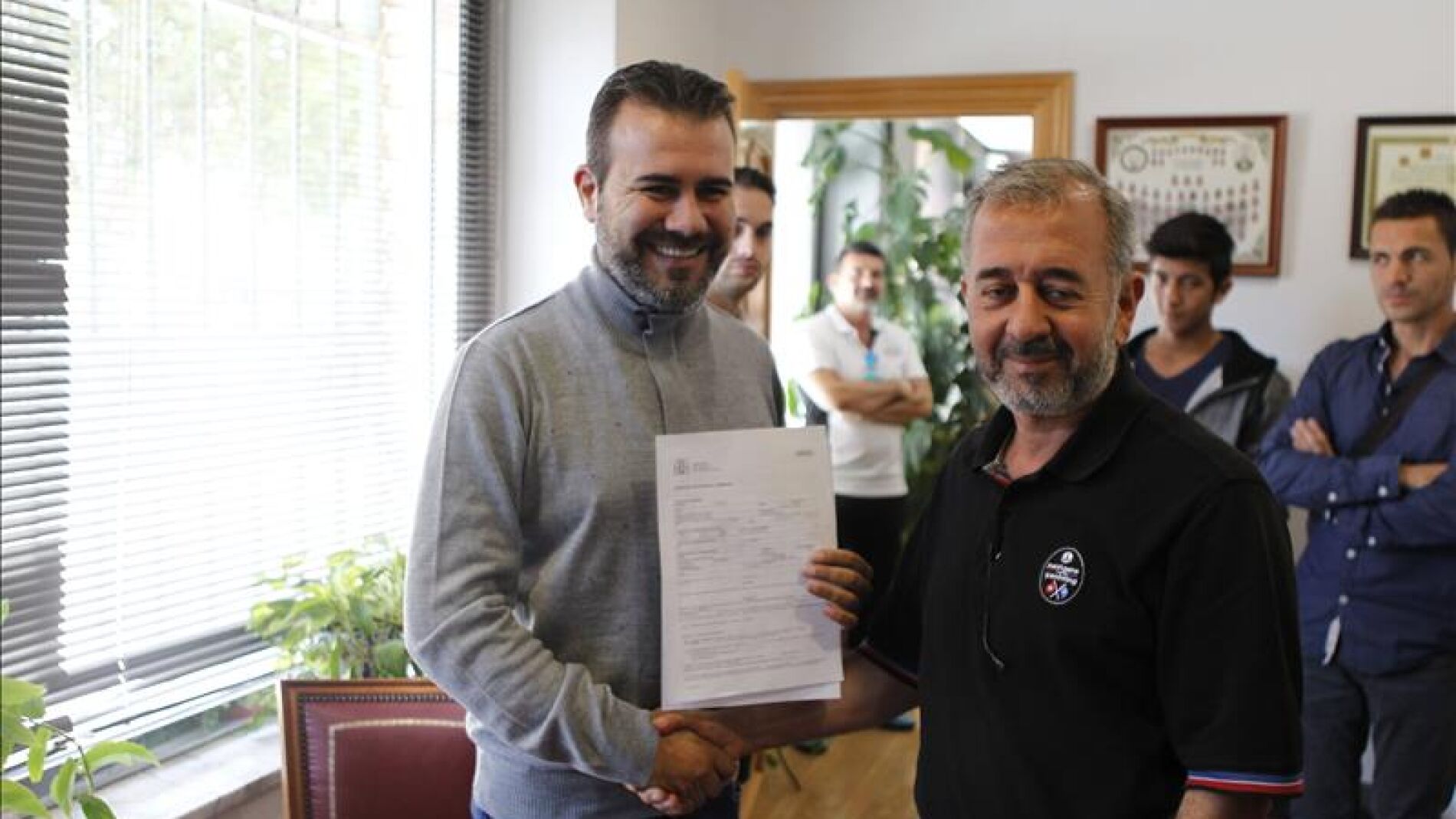 El refugiado sirio Osama Abdul Moshen