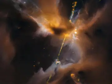 La NASA capta un 'sable láser' en el espacio La NASA capta un 'sable láser' en el espacio