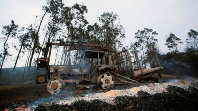 Se estabiliza la situación en la cornisa cantábrica tras un fin de semana marcado por el fuego