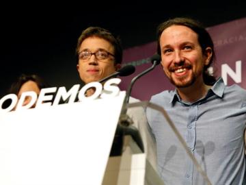 Pablo Iglesias e Íñigo Errejón