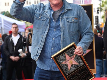 Tarantino y su estrella en el Paseo de la Fama