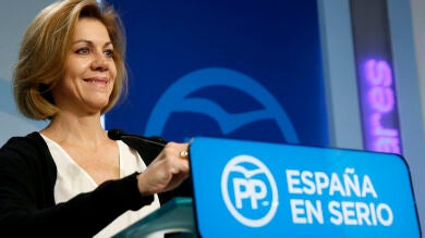 Cospedal recuerda que podría haber un acuerdo entre PP, PSOE y C's 