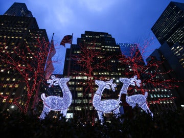 Iluminación navideña en Nueva York