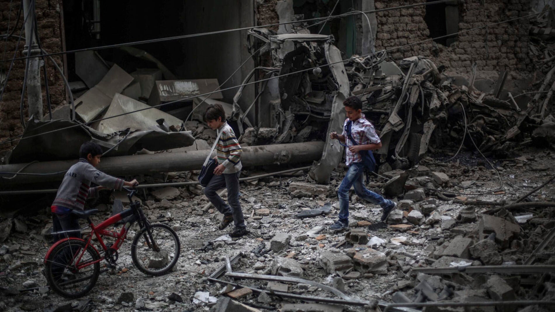 Bombardeo en Damasco