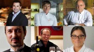 Chefs participantes en la iniciativa 'Te invito a cenar'