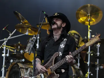 Lemmy Kilmister, el líder y cantante de Motörhead Lemmy Kilmister, el líder y cantante de Motörhead