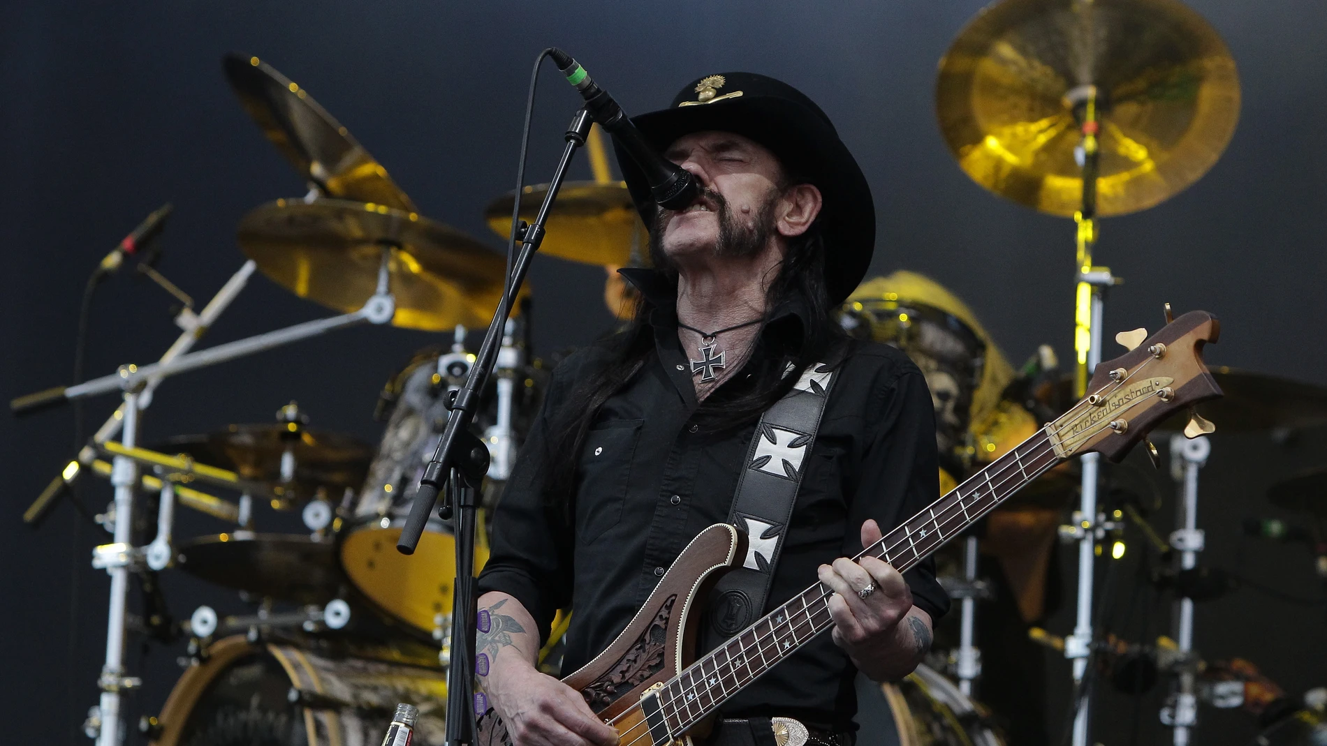 Lemmy Kilmister, el líder y cantante de Motörhead Lemmy Kilmister, el líder y cantante de Motörhead