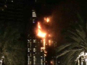 Incendio en Dubai