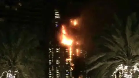 Incendio en Dubai Incendio en Dubai