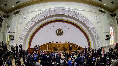El hemiciclo de la Asamblea Nacional de Venezuela El hemiciclo de la Asamblea Nacional de Venezuela