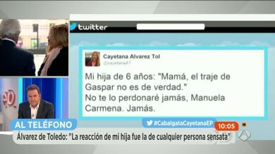 Cayetana Álvarez, tras su polémico tuit: 