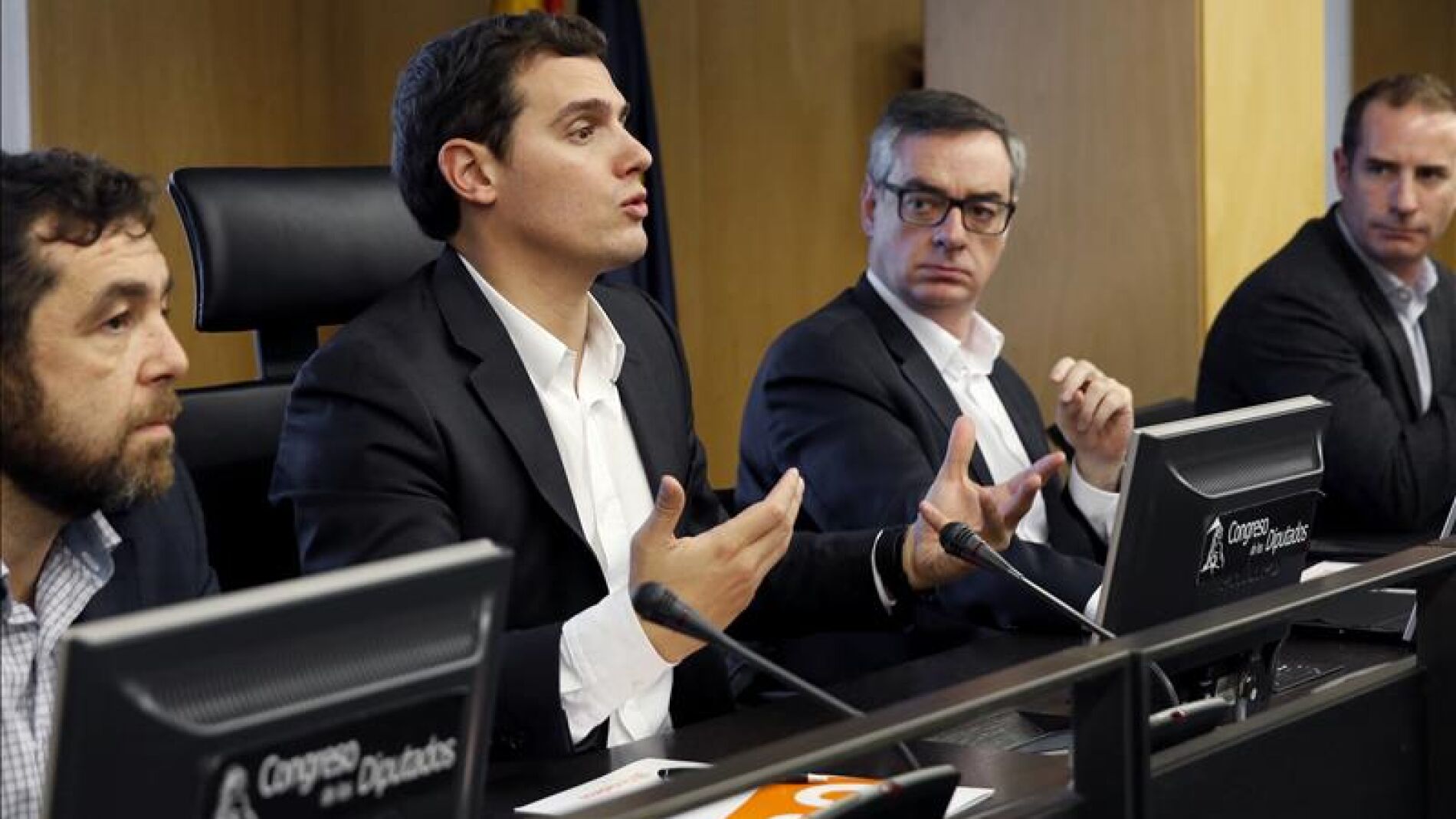Albert Rivera preside la reuni&oacute;n de los diputados de su formaci&oacute;n este viernes