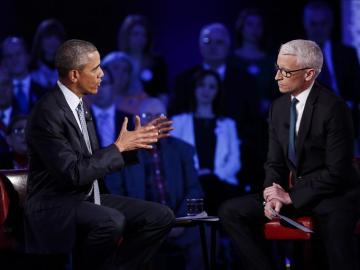 Barack Obama en un foro con ciudadanos