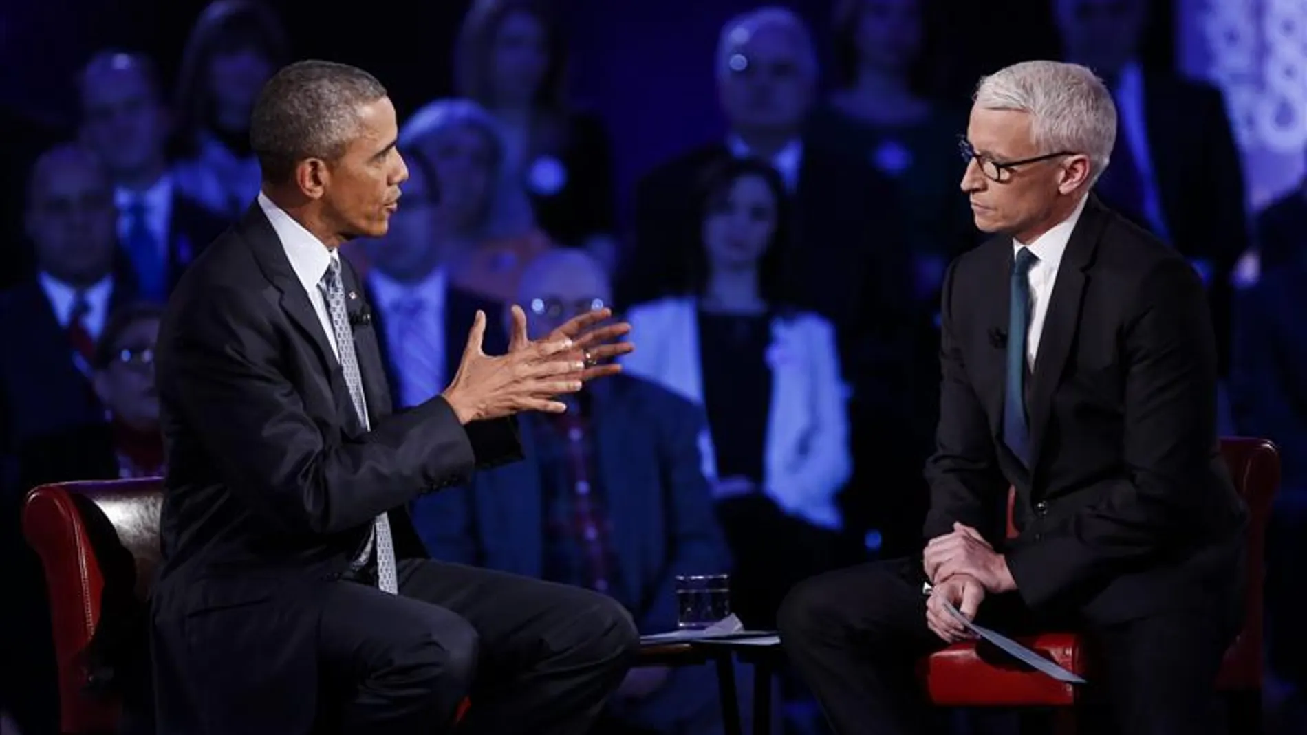 Barack Obama en un foro con ciudadanos Barack Obama en un foro con ciudadanos