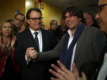 Artur Mas y Carles Puigdemont Artur Mas y Carles Puigdemont