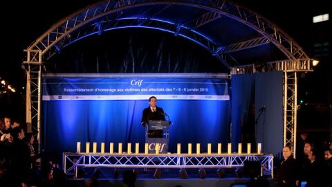 Homenaje en Par&iacute;s a los fallecidos en el atentado contra un supermercado hace un a&ntilde;o