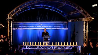 Homenaje en París a los fallecidos en el atentado contra un supermercado hace un año