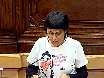 Anna Gabriel, en el Parlament Anna Gabriel, en el Parlament