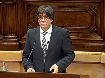 Carles Puigdemont, en el Parlament Carles Puigdemont, en el Parlament